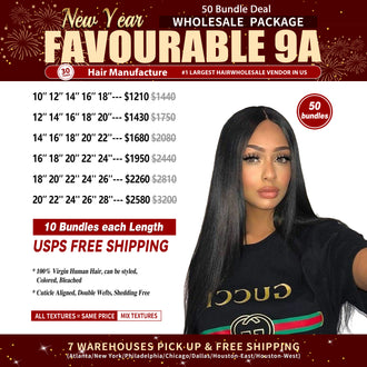 BUW Wholesale Package Deal Favourable 9A - 50 Bundles Deal (100g/Per Bundle)